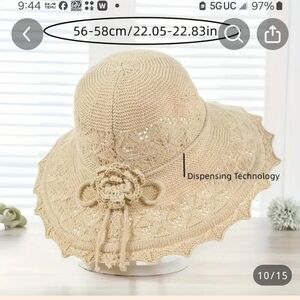 Beige Sunhat